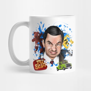 Mr Bean Artwork Mug